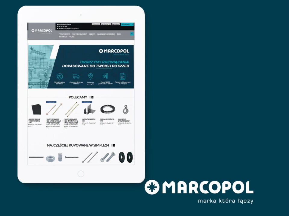 B2C i B2B dla Marcopol, wiodącego polskiego producenta elementów złącznych