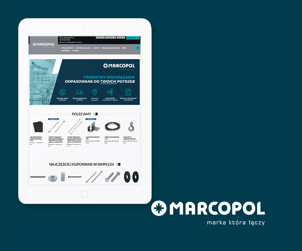B2C i B2B dla Marcopol, wiodącego polskiego producenta elementów złącznych
